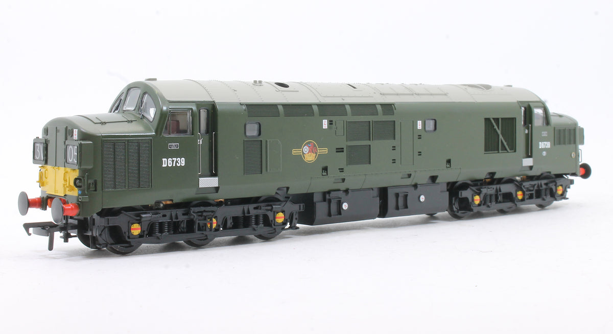 Class 37/0 No. D6739 BR Green Small Yellow Panel Diesel Locomotive (DCC Ready)
