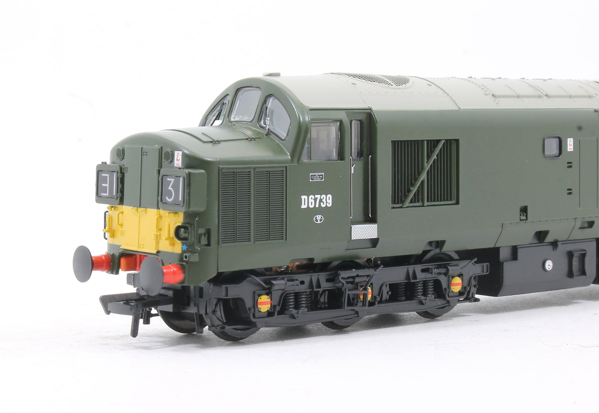 Class 37/0 No. D6739 BR Green Small Yellow Panel Diesel Locomotive (DCC Ready)