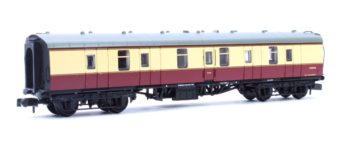 BR Mk1 BG Brake Gangwayed BR Crimson & Cream No.80803