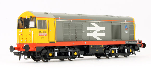 Pre-Owned Class 20118 'Saltburn By The Sea' BR Railfreight Red Stripe Diesel Locomotive