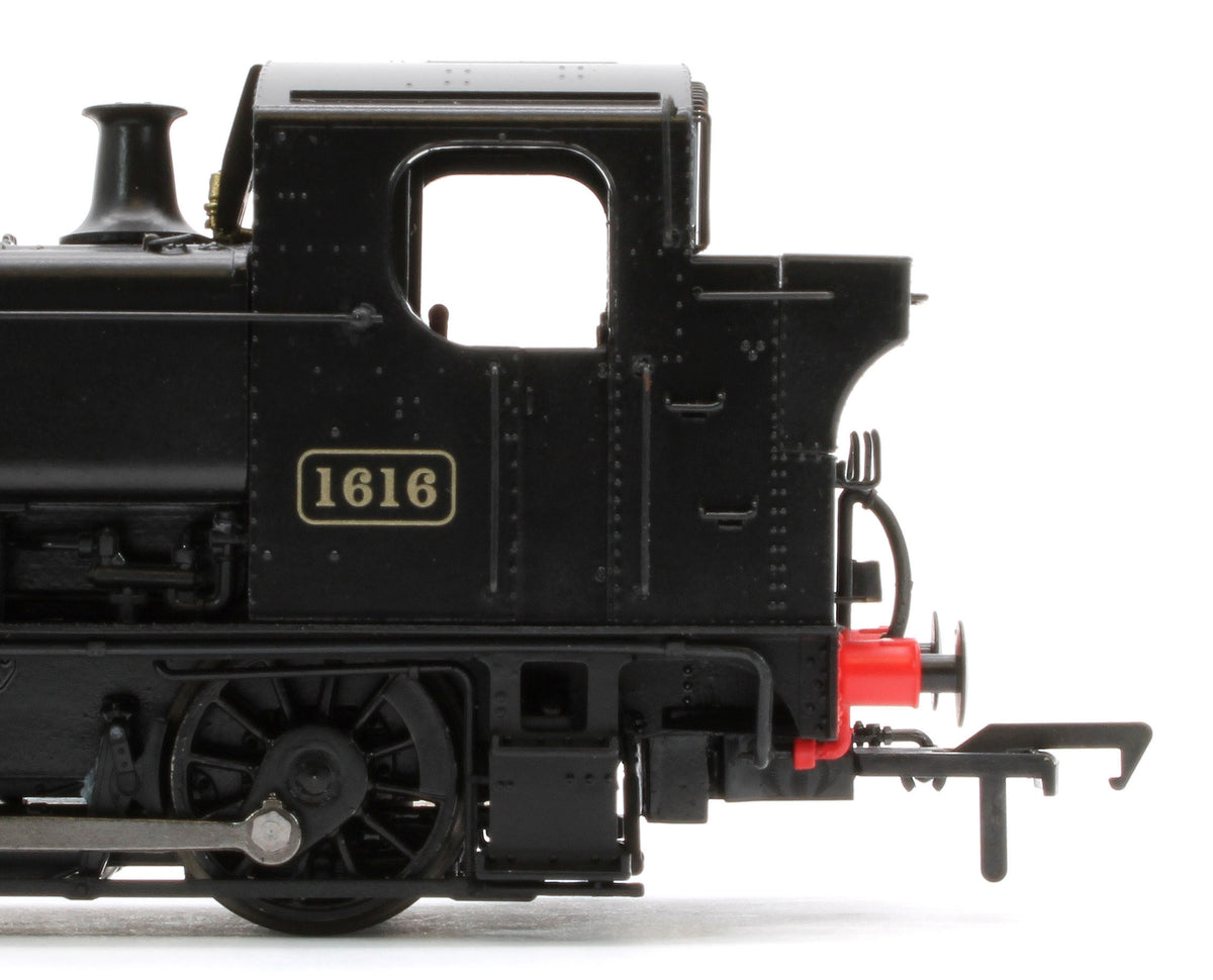 MR-307A Class 16xx 0-6-0PT BR Black Early Emblem 1616 Steam Locomotive