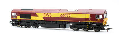 R30532 RailRoad Class 66 EWS 66022 'Lafarge Charnwood' Diesel Locomotive