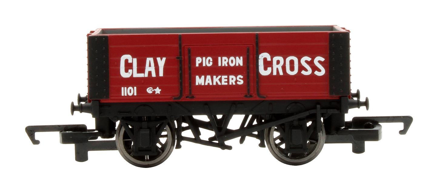 Pre-Owned R6617 6 Plank Wagon Clay Cross '1101'