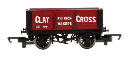 Pre-Owned R6617 6 Plank Wagon Clay Cross '1101'