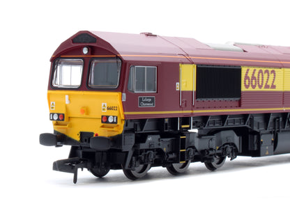 R30532TXS RailRoad Class 66 EWS 66022 'Lafarge Charnwood' Diesel Locomotive - DCC Sound