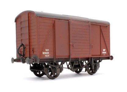 Pre-Owned Kit Built BR Bauxite 10T Mica Meat Van No.S50599 - Weathered