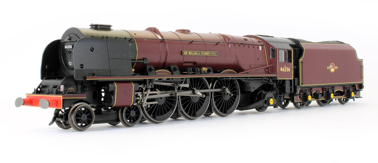 Pre-Owned R3555 BR Maroon 4-6-2 Princess Coronation Class 'Sir William A. Stanier' Steam Locomotive No.46256 - DCC Fitted