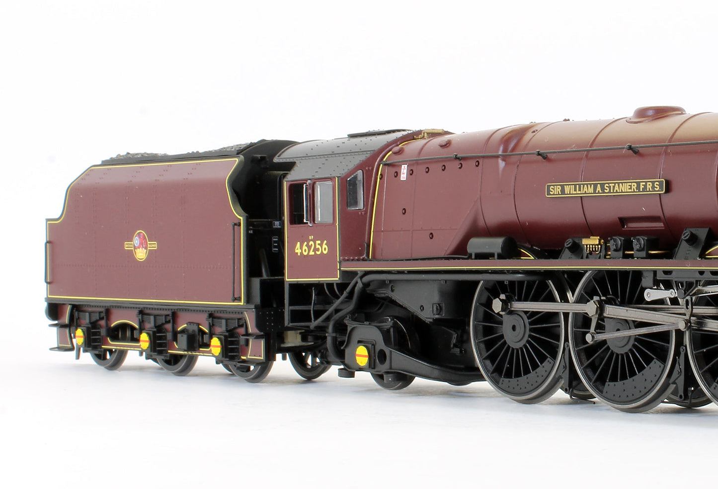 Pre-Owned R3555 BR Maroon 4-6-2 Princess Coronation Class 'Sir William A. Stanier' Steam Locomotive No.46256 - DCC Fitted