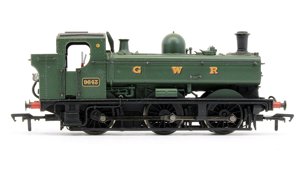 Pre-Owned 32-200 8750 Pannier Tank 9643 GWR Green Steam Locomotive