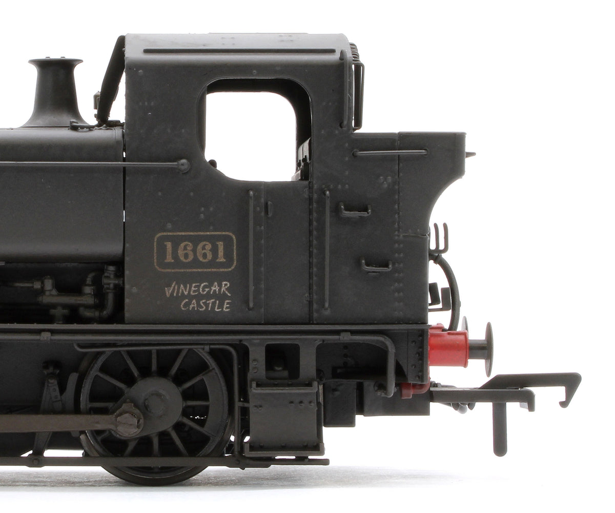 MR-308 Class 16xx 0-6-0PT BR Black Early Emblem 'Vinegar Castle' 1661 Steam Locomotive
