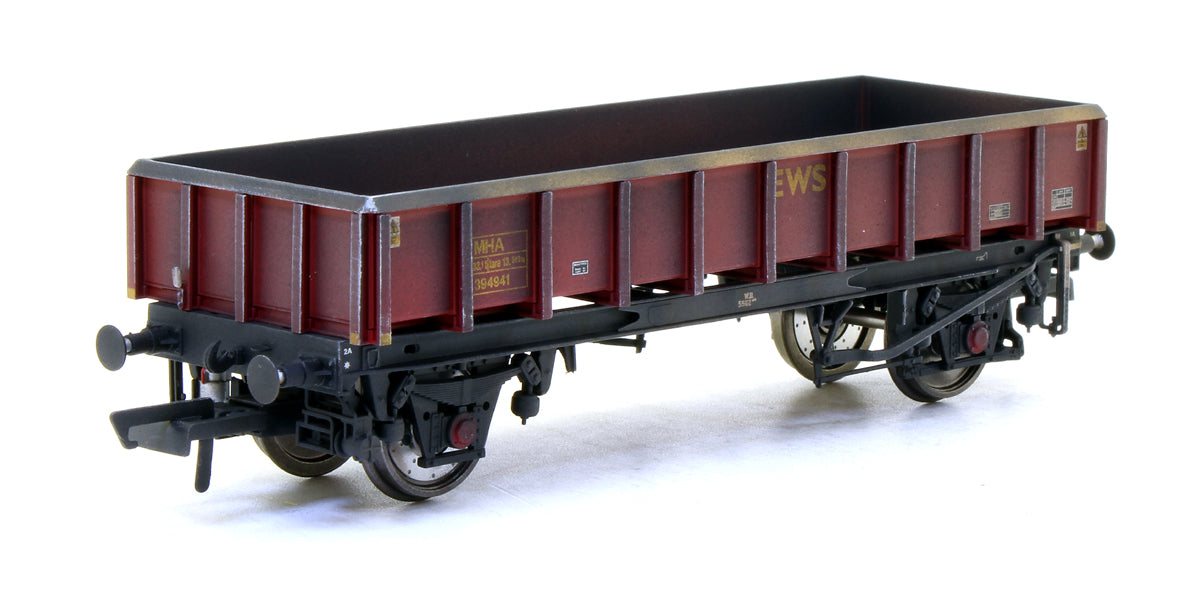 Pre-Owned Set of 3 MHA 33.1 Tonne 2-Axle Ballast/Spoil Box Wagons EWS Livery - Weathered