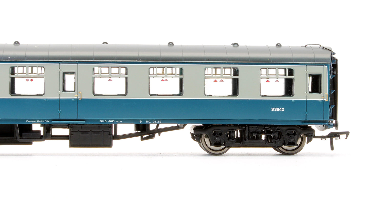 Pre-Owned 39-050F BR MK1 SO Second Open Blue & Grey Coach 'S3840'