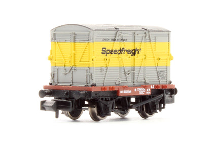 Pre-Owned Conflat Wagon B505569 BD Container 'Speedfreight'
