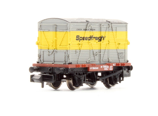 Pre-Owned Conflat Wagon B505569 BD Container 'Speedfreight'