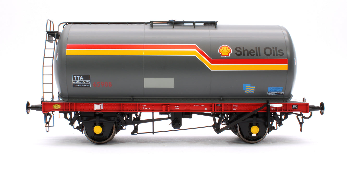 TTA 45T Tanker Shell Oils Dark Grey/Stripe 65908