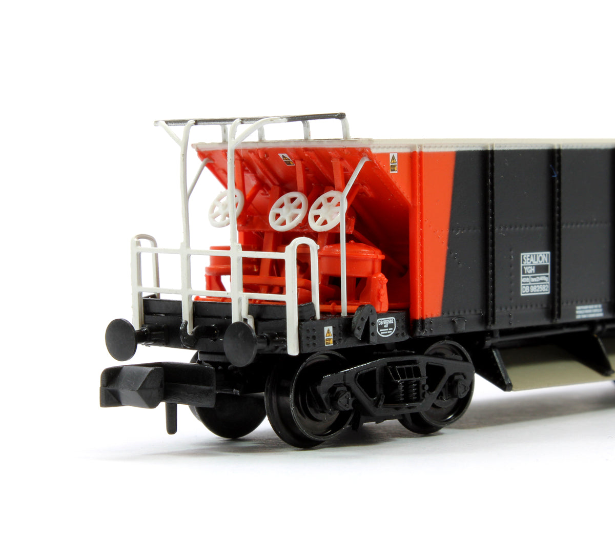Pre-Owned BR YGH 'Sealion' Bogie Hopper Wagon LoadHaul Black & Orange No. DB982582