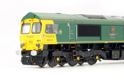 Pre-Owned Class 66 614 'Poppy' Freightliner Diesel Locomotive (Exclusive Edition) - DCC Sound - EM GAUGE