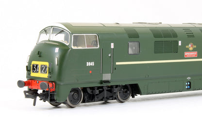 Pre-Owned Class 43 Warship D845 'Sprightly' BR Green Diesel Locomotive (Exclusive Edition) - DCC Fitted