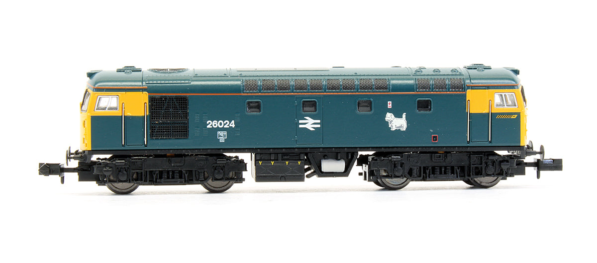 Pre-Owned Class 26024 BR Blue FYE Scottie Dog Diesel Locomotive