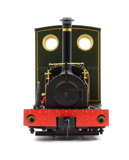 71-028 Pre-Owned Quarry Hunslet 0-4-0ST 'Una' Lined Green Steam Locomotive