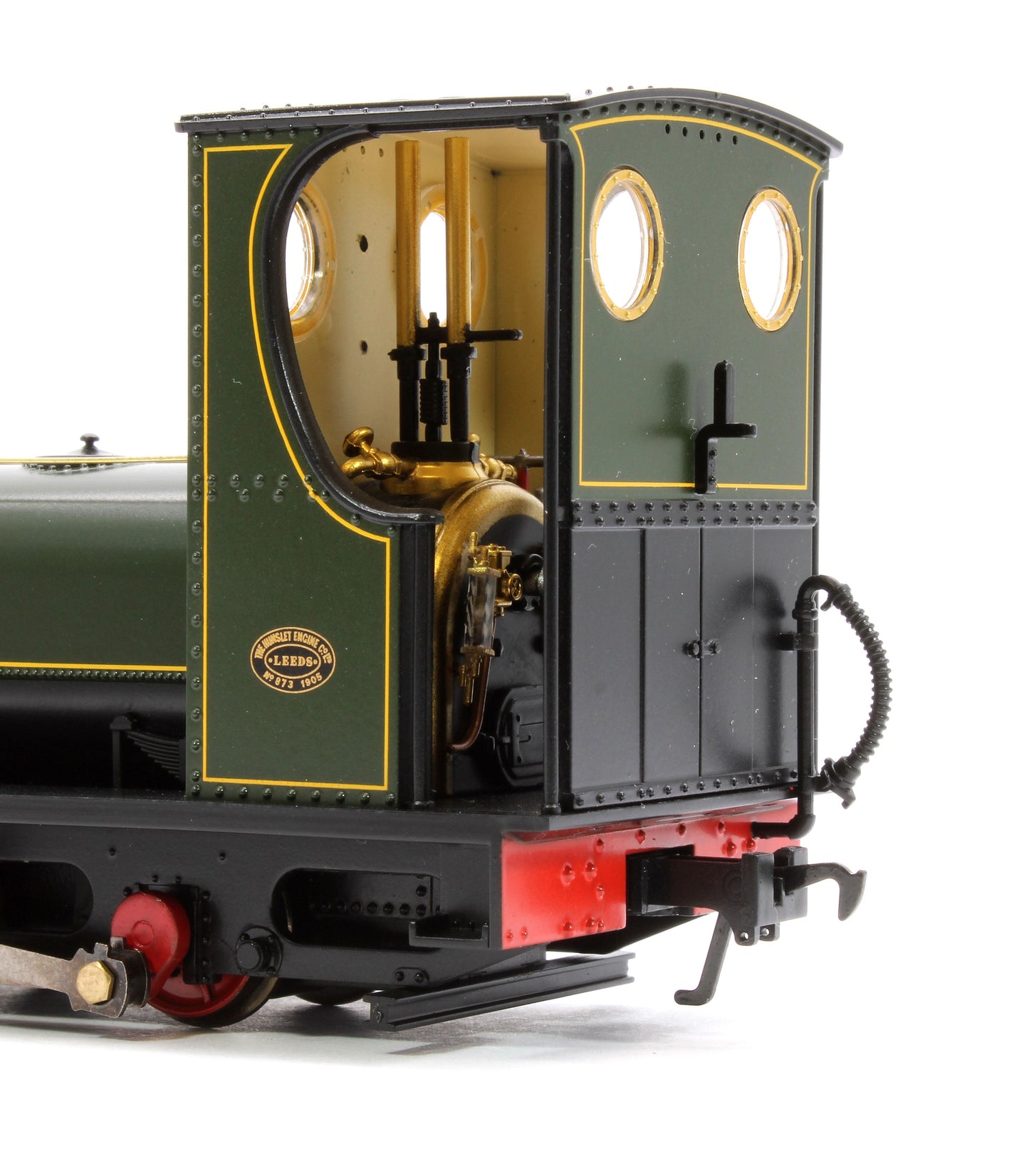 71-028 Pre-Owned Quarry Hunslet 0-4-0ST 'Una' Lined Green Steam Locomotive