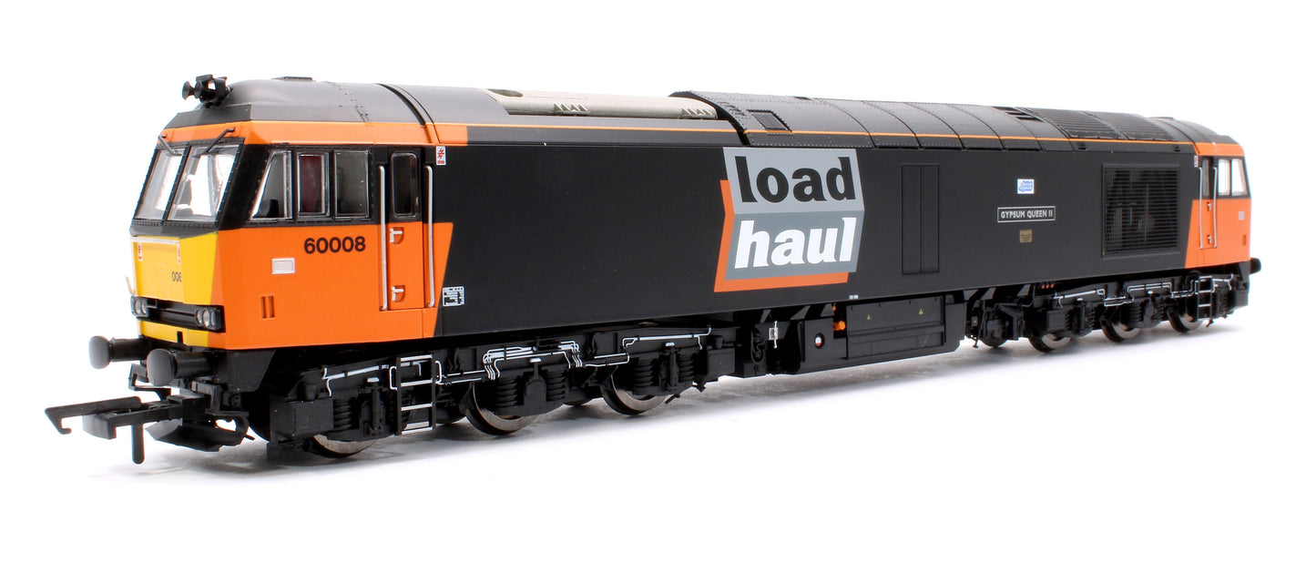 Pre-Owned R30354TXS Loadhaul Class 60 Co-Co 60008 Gypsum Queen II Diesel Locomotive - DCC Sound
