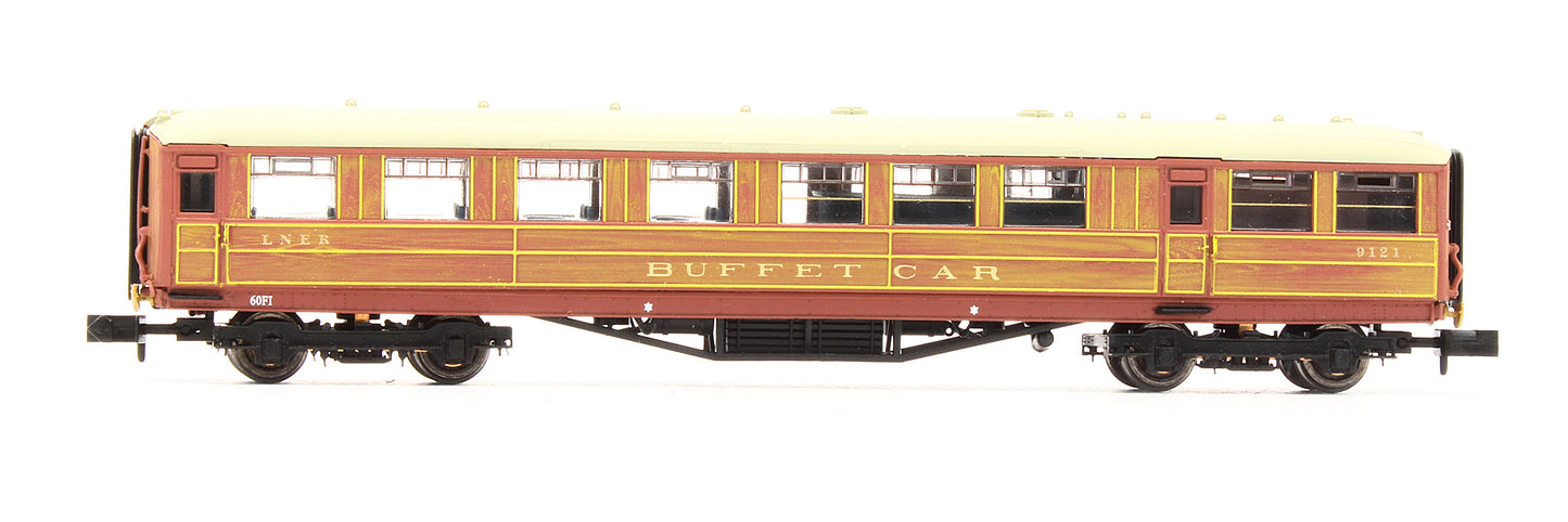 Pre-Owned Gresley Coach LNER Teak Buffet No.9121