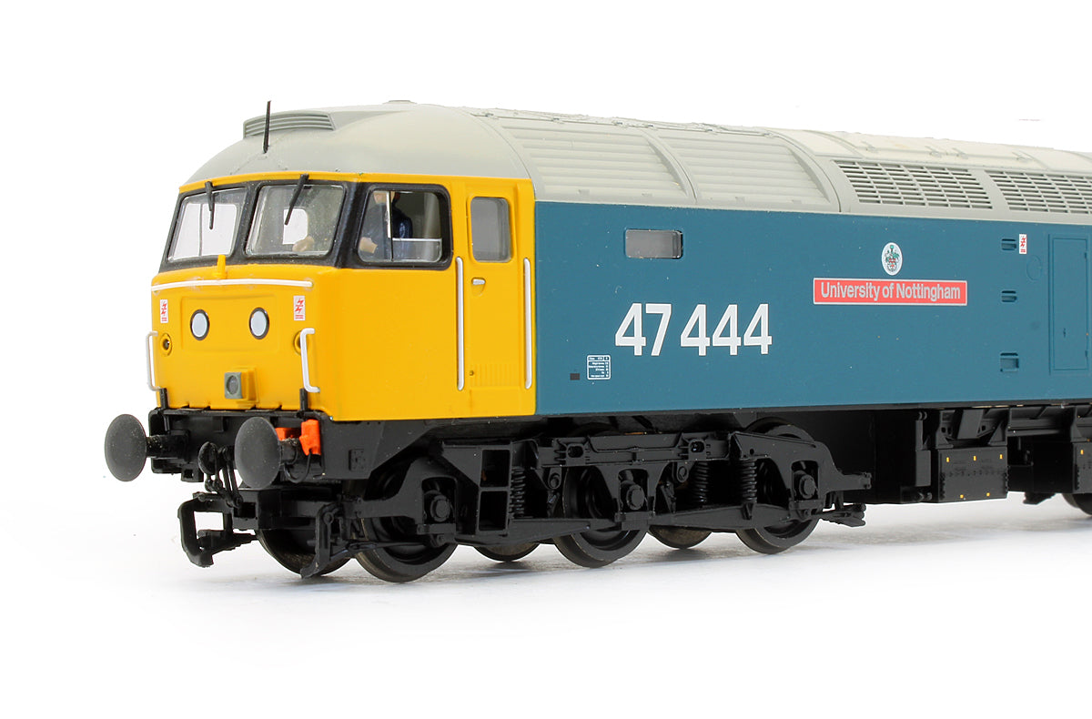 Pre-Owned 31-660A Class 47444 'University Of Nottingham' BR Blue Large Logo Diesel Locomotive