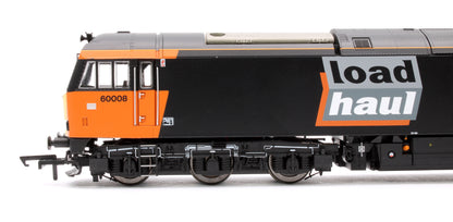 Pre-Owned R30354TXS Loadhaul Class 60 Co-Co 60008 Gypsum Queen II Diesel Locomotive - DCC Sound