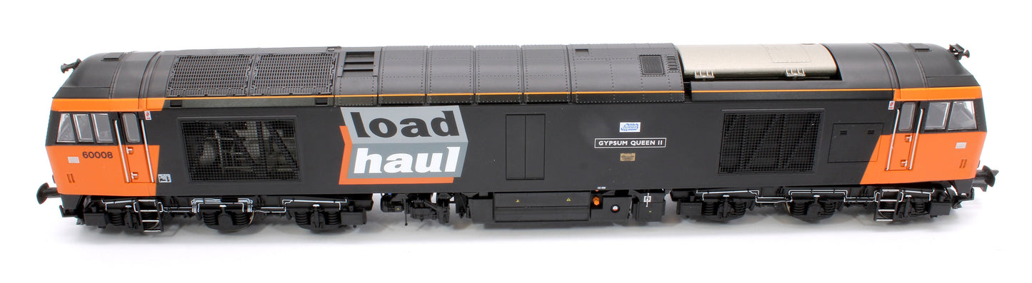 Pre-Owned R30354TXS Loadhaul Class 60 Co-Co 60008 Gypsum Queen II Diesel Locomotive - DCC Sound