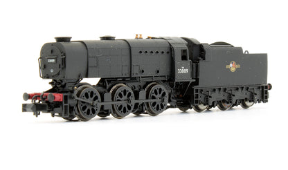 Pre-Owned BR Black Q1 No.33009 Late Crest Steam Locomotive