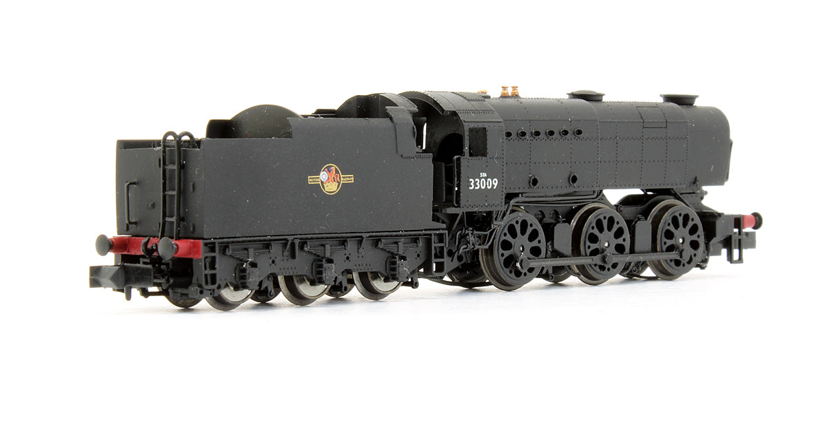 Pre-Owned BR Black Q1 No.33009 Late Crest Steam Locomotive