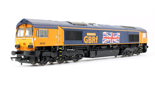 Pre-Owned H4-66-023 Class 66705 GBRf Original Livery With Union Jack 'Golden Jubilee' Diesel Locomotive
