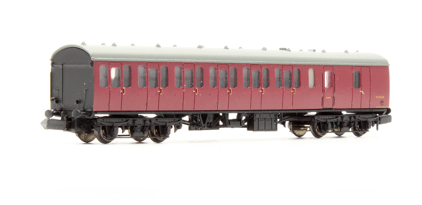 Pre-Owned BR Crimson MK1 57ft Suburban Brake End Coach 'W 43270'