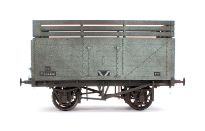 Pre-Owned Kit Built 7 Plank 13T Wagon with 3 Coke Rails No.P242136 - Weathered