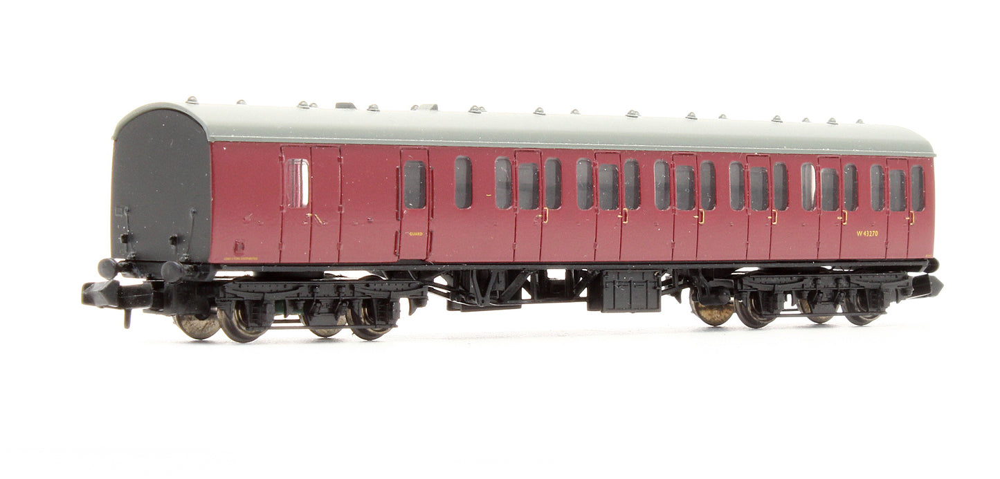 Pre-Owned BR Crimson MK1 57ft Suburban Brake End Coach 'W 43270'