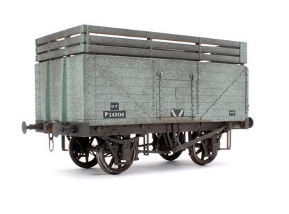Pre-Owned Kit Built 7 Plank 13T Wagon with 3 Coke Rails No.P242136 - Weathered