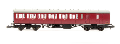 Pre-Owned BR Crimson MK1 57ft Suburban Brake End Coach 'W 43270'