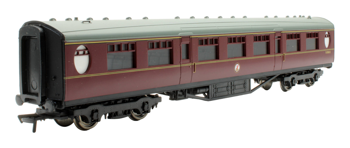 Pre-Owned 34-378 Thompson SK Second Corridor Coach BR Maroon 'E1550E'
