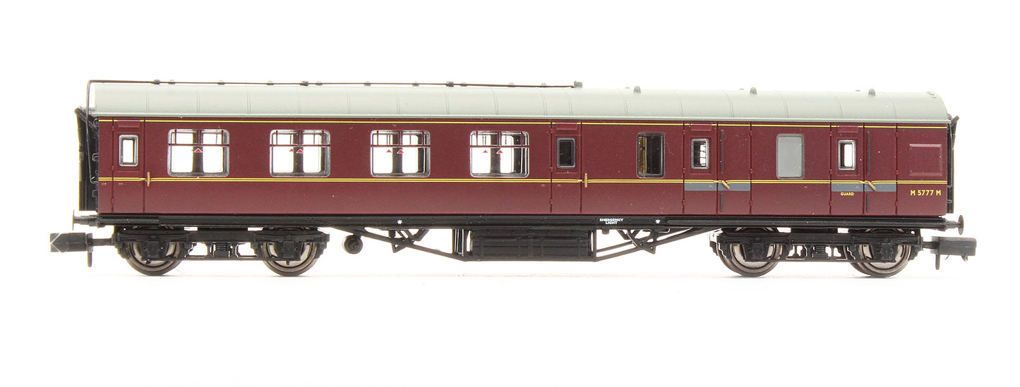 Pre-Owned Stanier Brake Second BR Maroon Coach 'M 5777 M'