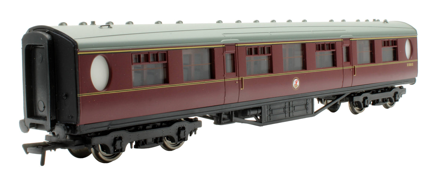 Pre-Owned 34-378 Thompson SK Second Corridor Coach BR Maroon 'E1550E'