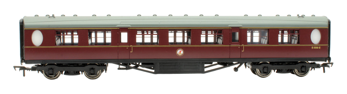 Pre-Owned 34-378 Thompson SK Second Corridor Coach BR Maroon 'E1550E'