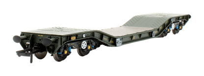 Pre-Owned H4-WW-022 MOD 1970s Green Warwell Wagon 50T Military Flat Wagon