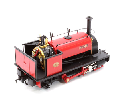 Quarry Hunslet 0-4-0ST 'Alice' Dinorwic Quarry Red Steam Locomotive - DCC Sound