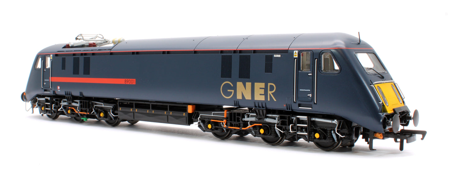 Class 89 (89001) GNER (Gold Lettering) Electric Locomotive (DCC Sound Fitted)