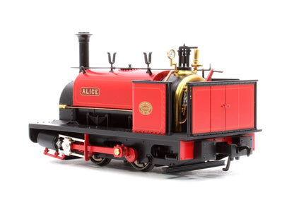 Quarry Hunslet 0-4-0ST 'Alice' Dinorwic Quarry Red Steam Locomotive - DCC Sound