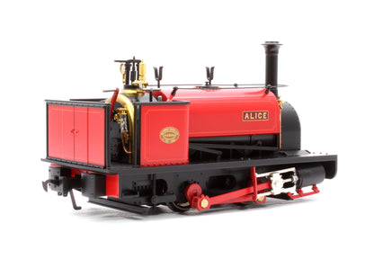 Quarry Hunslet 0-4-0ST 'Alice' Dinorwic Quarry Red Steam Locomotive - DCC Sound