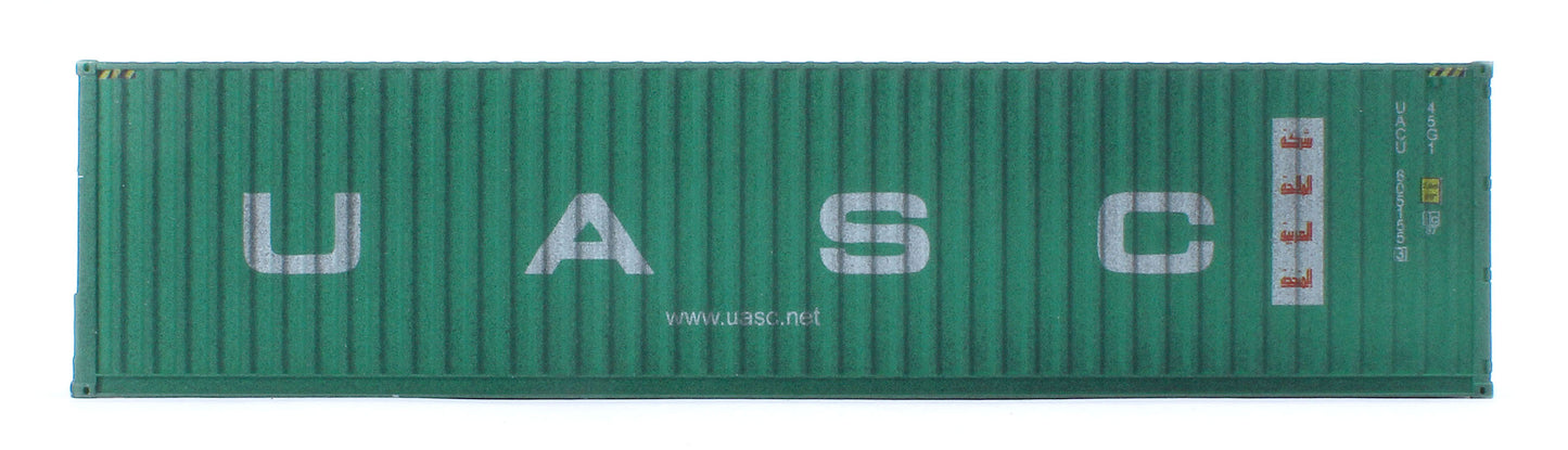 40ft High Cube Container UASC Twin Pack - Weathered