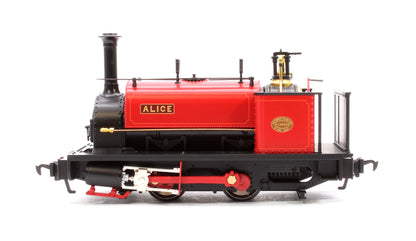 Quarry Hunslet 0-4-0ST 'Alice' Dinorwic Quarry Red Steam Locomotive - DCC Sound