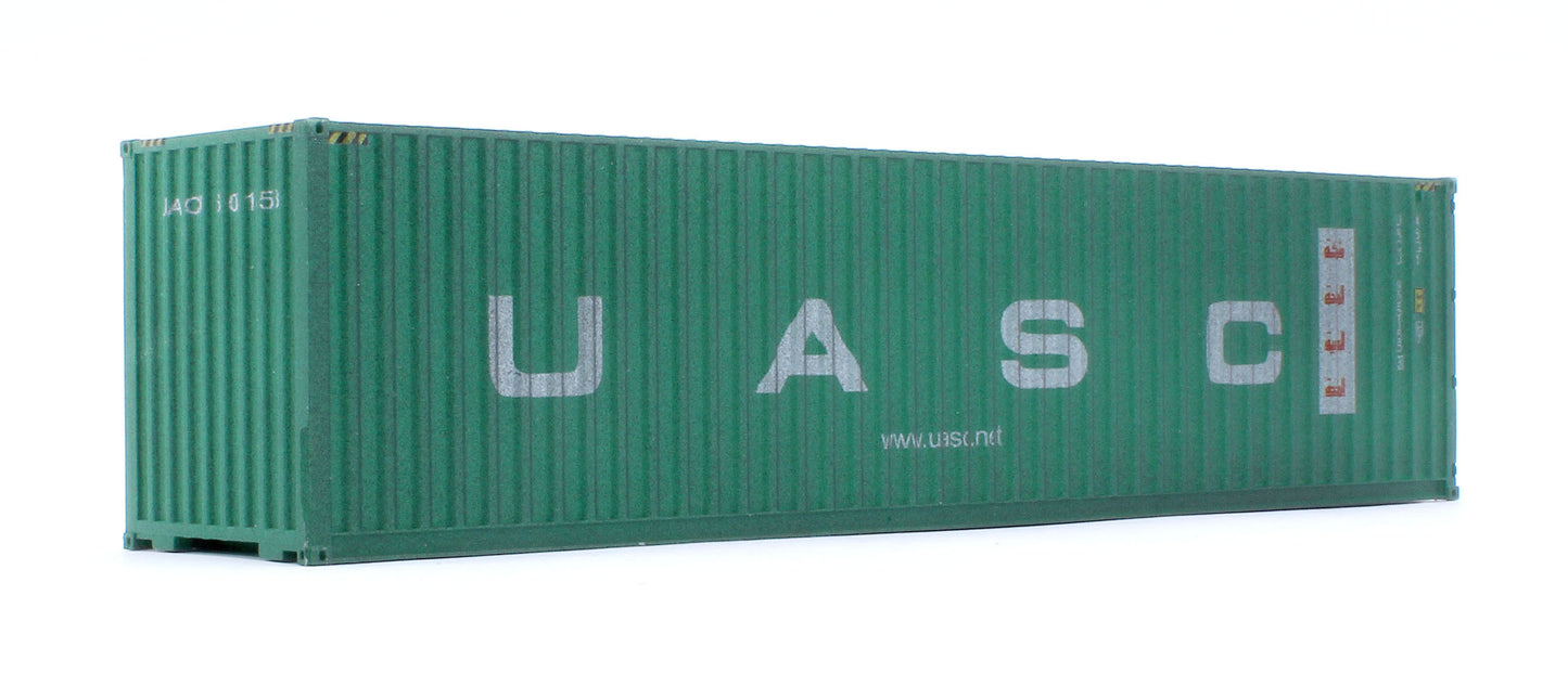 40ft High Cube Container UASC Twin Pack - Weathered
